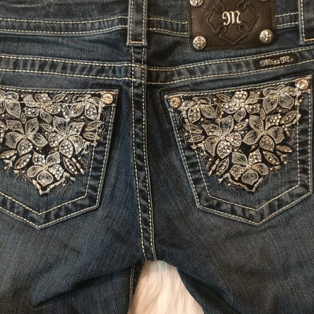 Miss Me Signature Skinny Jeans sz 26 - Picture 2 of 11